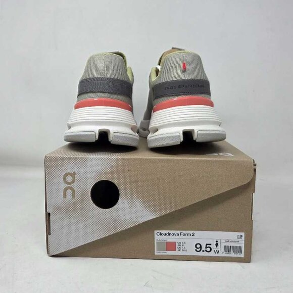 New 9.5 ON Cloudnova Form 2 sneakers in Chalk / Salmon from Anthropologie - Picture 2 of 11